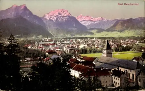 Ak Bad Reichenhall in Oberbayern, Panorama