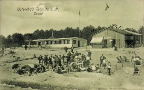 Ak Ostseebad Grömitz in Holstein, Strand, Badegäste