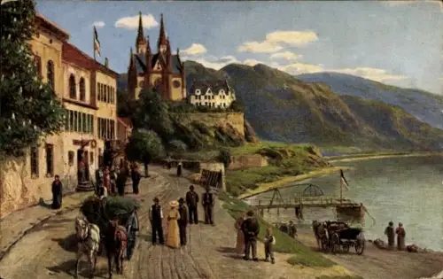 Künstler Ak von Eckenbrecher, T., Remagen am Rhein, Apollinariskirche