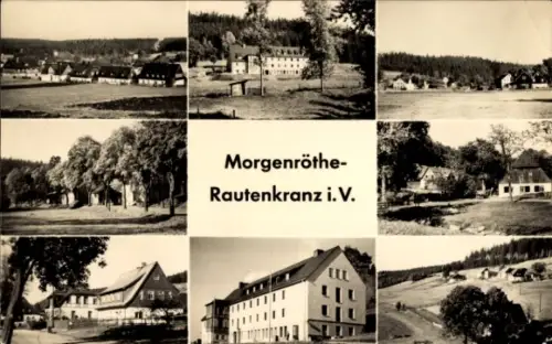 Ak Morgenröthe Rautenkranz im Vogtland, Ortsansichten, Gasthof