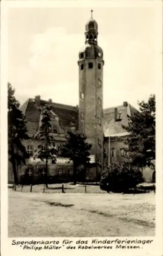 Ak Meißen an der Elbe, Kinderferienlager Philipp Müller des Kabelwerkes Meissen
