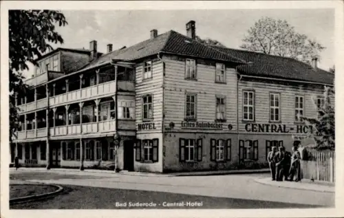Ak Bad Suderode Quedlinburg im Harz, Central Hotel