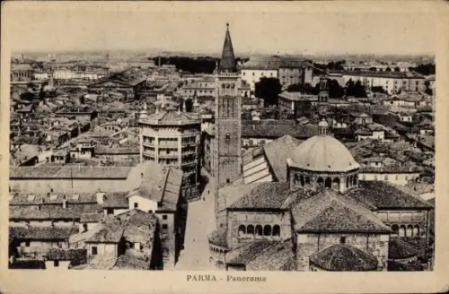 Ak Parma Emilia Romagna, Panorama, Kirche