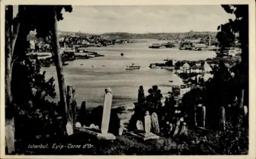 Ak Konstantinopel Istanbul Türkei, Eyip Corne d'Or