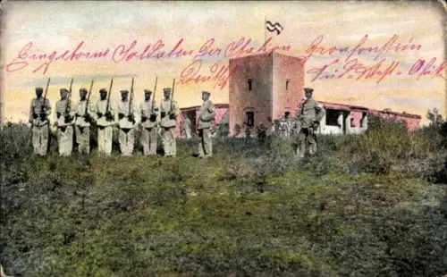 Ak Grootfontein Namibia, Deutsch Südwest Afrika, Eingeborene Soldaten