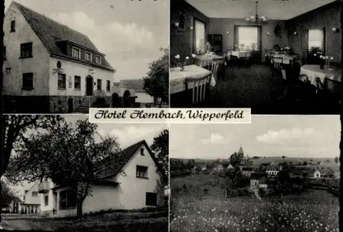 Ak Wipperfeld Wipperfürth Nordrhein Westfalen, Hotel Hembach