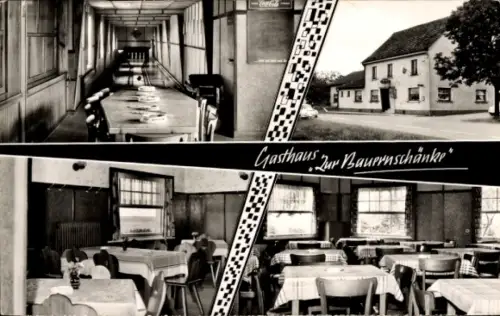 Ak Wipperfeld Wipperfürth Nordrhein Westfalen, Gasthaus zur Bauernschänke, Kegelbahn