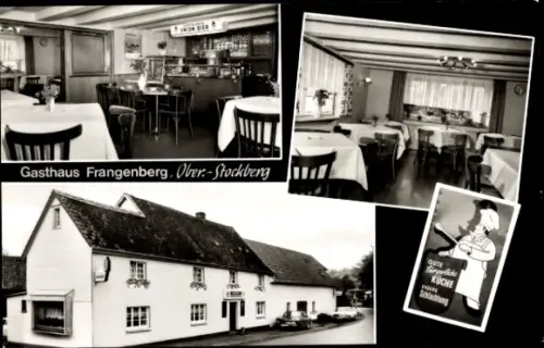 Ak Eisenkaul Kürten im Bergischen Land, Gasthaus Frangenberg, Essraum