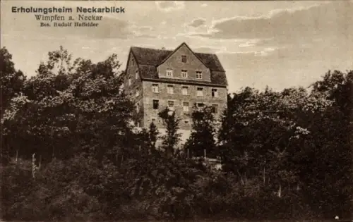 Ak Bad Wimpfen am Neckar, Erholungsheim Neckarblick
