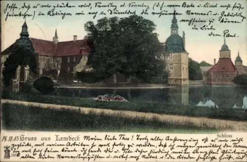 Ak Lembeck Dorsten in Westfalen, Schloss