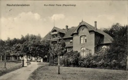 Ak Neuhaldensleben Haldensleben Börde, Kurhotel Flora