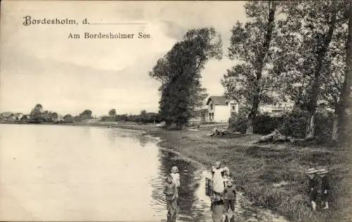 Ak Bordesholm in Holstein, Kinder am Bordesholmer See
