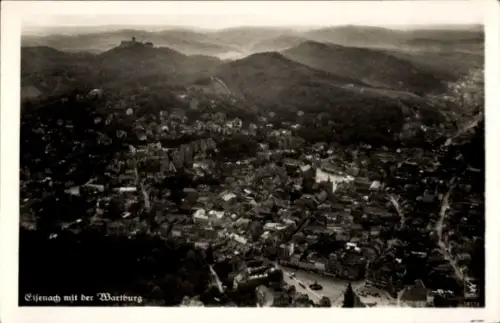 Ak Lutherstadt Eisenach Thüringen,, Fliegeraufnahme, Wartburg