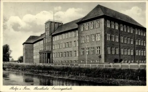 Ak Słupsk Stolp Pommern, Staatliche Lessingschule