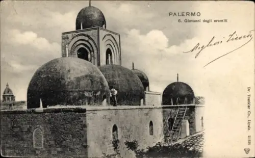 Ak Palermo Sizilien Sicilia Italien, S. Giovanni degli eremiti