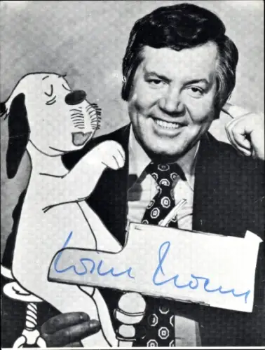 Ak Wim Thoelke Deutscher Fernsehshow-Moderator, Autogramm