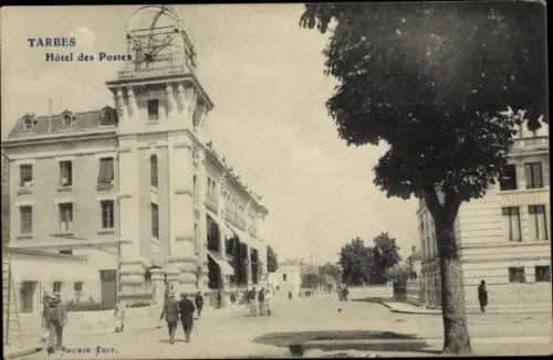 Ak Tarbes Hautes Pyrénées, Hotel des Postes