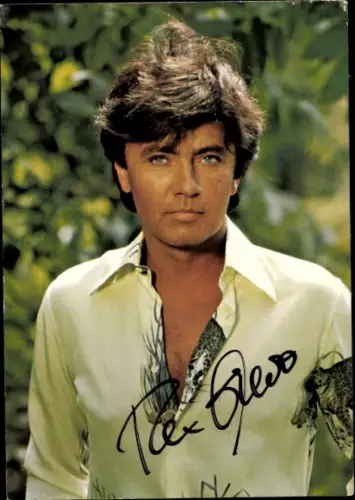 Autogrammkarte Sänger Rex Gildo, Portrait, Autogramm