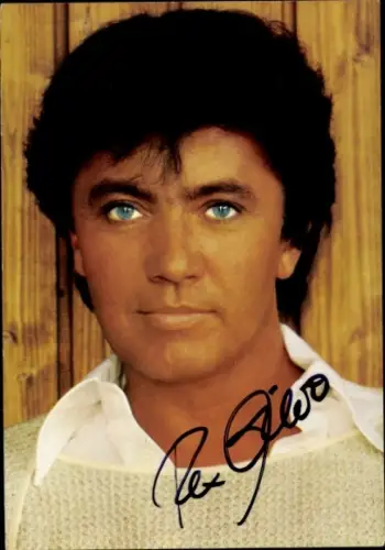 Autogrammkarte Sänger Rex Gildo, Portrait, Autogramm