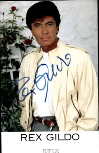 Ak Sänger Rex Gildo, Portrait