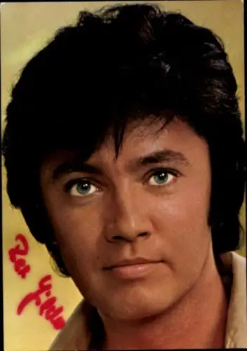 Autogrammkarte Sänger Rex Gildo, Portrait, Autogramm