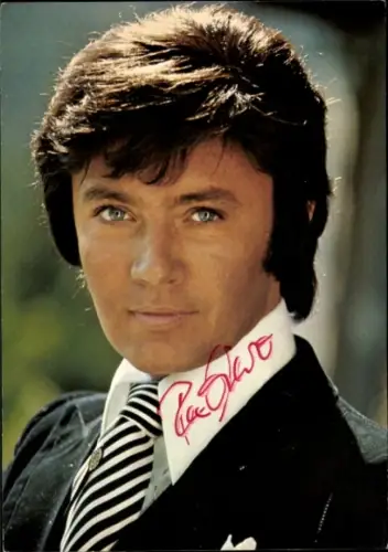 Ak Schlagersänger Rex Gildo, Autogramm, Love is in the Air, Autogramm