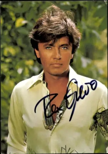 Autogrammkarte Sänger Rex Gildo, Portrait, Autogramm
