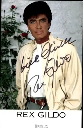 Ak Sänger Rex Gildo, Portrait
