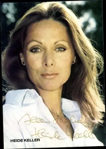 Ak Schauspielerin Heide Keller, Portrait, Autogramm