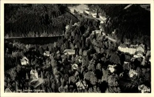 Ak Bad Sachsa im Harz, Fliegeraufnahme