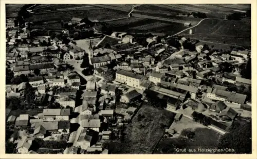 Ak Holzkirchen in Oberbayern, Fliegeraufnahme