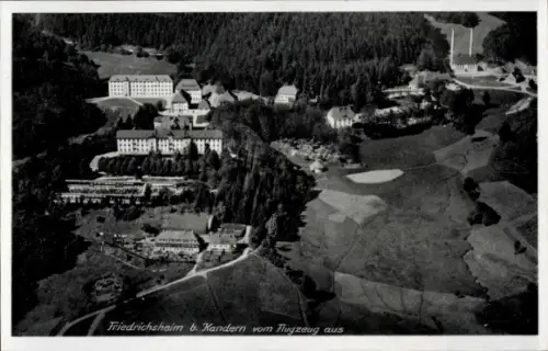 Ak Friedrichsheim Malsburg Marzell im Schwarzwald, Fliegeraufnahme, Kandern