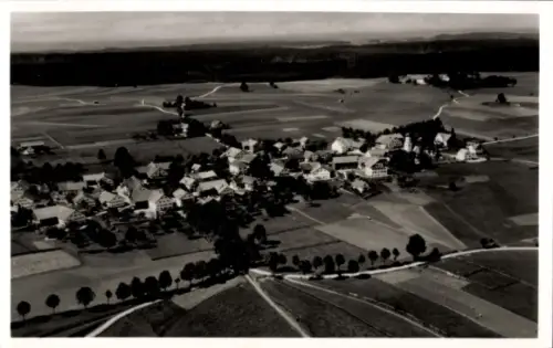 Ak Sachsenried Dietmannsried im Oberallgäu, Fliegeraufnahme
