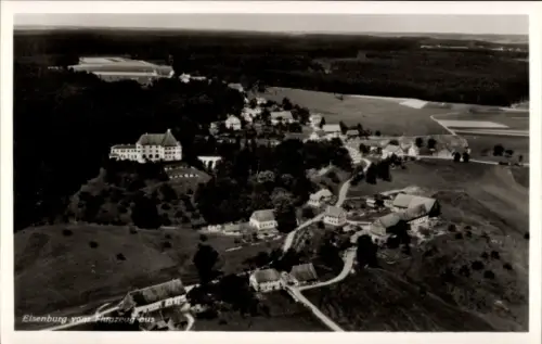 Ak Eisenburg Memmingen in Schwaben, Fliegeraufnahme