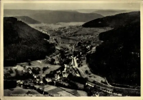 Ak Friedrichsthal Baiersbronn im Schwarzwald, Fliegeraufnahme