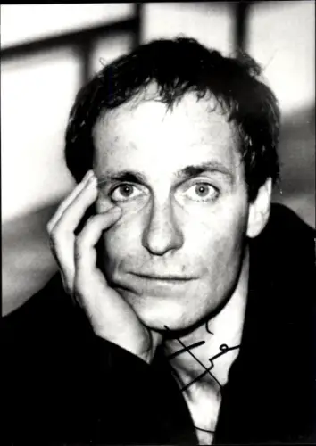 Autogrammkarte Schauspieler August Zirner, Portrait, Autogramm