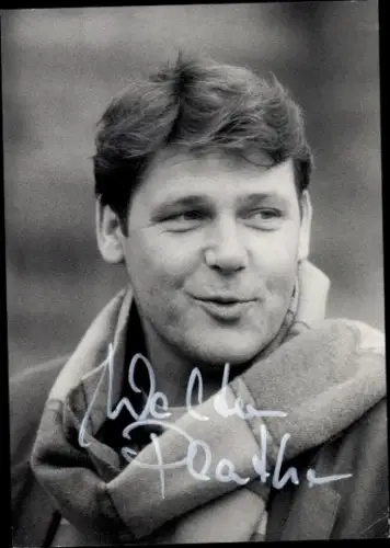 Ak Schauspieler Walter Plathe, Portrait, Autogramm