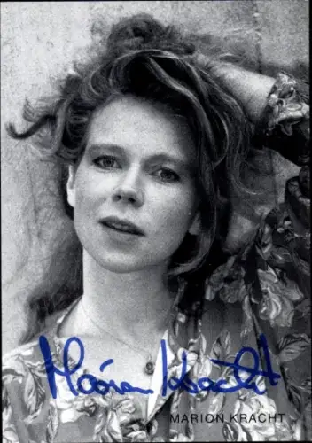 Ak Schauspielerin Marion Kracht, Portrait, Autogramm