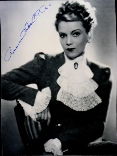 Foto Schauspielerin Annabella, Portrait, Autogramm