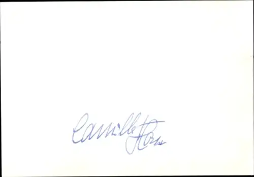 Autogram Schauspielerin Camilla Horn