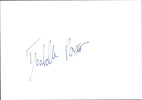 Autogram Schauspielerin Isabelle Pasco