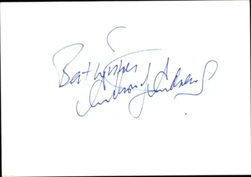 Autogramm Schauspieler Anthony Andrews