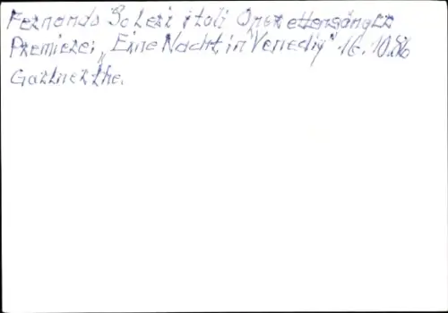 Autogramm Schauspieler Ferruccio Soleri