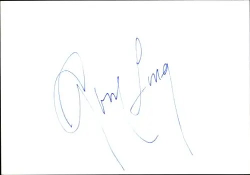 Autogramm Schauspieler und Sänger Avon Long