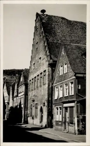 Foto Ak Büdingen in Hessen, Straßenpartie, Häuser