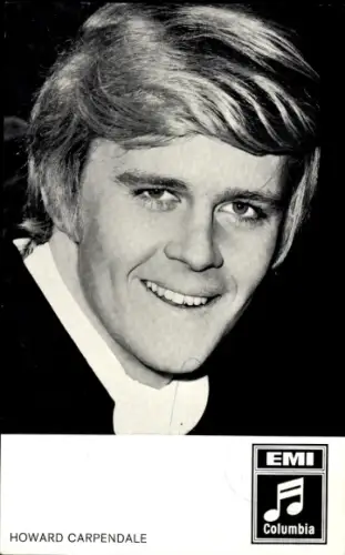 Autogrammkarte Sänger Howard Carpendale, EMI Columbia, Portrait, Autogramm