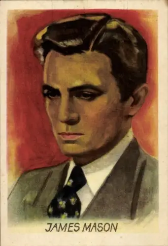 Künstler Ak Karl Röhe, Schauspieler James Mason, Portrait