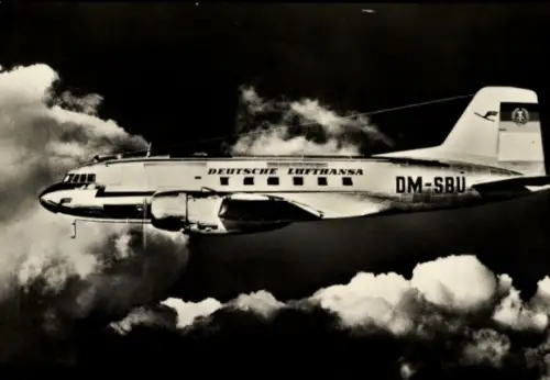 Ak Mittelstreckenflugzeug Il 14, Deutsche Lufthansa