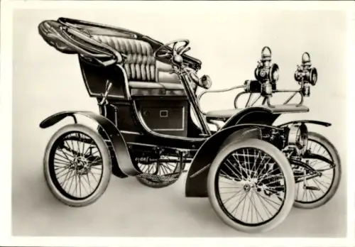 Ak Automobil Piccolo 5/6 PS, Maschinenfabrik A. Ruppe, Apolda, Baujahr 1906