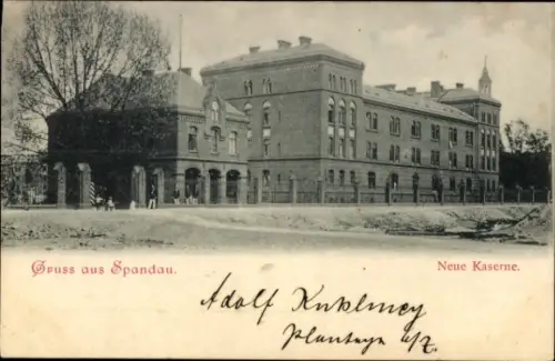 Ak Berlin Spandau, Neue Kaserne